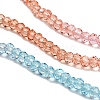 Transparent Painted Glass Beads Strands DGLA-A034-T2mm-A19-4