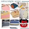 6Pcs PU Leather Oval Long Bottom for Knitting Bag FIND-PH0004-68-6