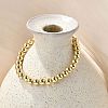 Rack Plating Brass Round Beaded Slider Bracelet for Women LS-BJEW-B066-01A-01-3