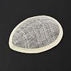 Linen Teardrop Fascinator Hat Base for Millinery AJEW-WH0283-54B-1