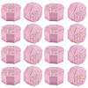 Hexagon Donut Cardboard Boxes CON-WH0019-18A-1