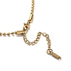 Ion Plating(IP) 304 Stainless Steel Ball Chain Necklace LS-NJEW-D045-03G-3