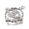 Brass Micro Pave Cubic Zirconia Pendants LS-KK-Q048-23P-2