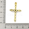 Cross Rack Plating Brass Cubic Zirconia Pendants KK-Z053-13G-02-3