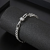 304 Stainless Steel Link Bracelets WG6E6B6-01-2