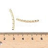 Brass Curved Tube Beads KK-Z118-02G-3