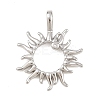 Brass Micro Pave Cubic Zirconia Pendants KK-B165-01P-1