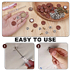 30Pcs Leather & Iron Car Fixing Buckle AJEW-NB0008-62A-3