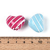 Opaque Acrylic Enamel Beads SACR-T018-17M-3