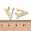 Real 14K Gold Plated 304 Stainless Steel Pendants STAS-L022-157G-V-3