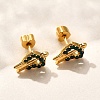 Ion Plating(IP) 304 Stainless Steel Heart Stud Earring EJEW-A118-18G-01-1