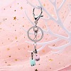 Iron Alloy Lobster Claw Clasp Keychain KEYC-D016-P-6