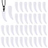 100Pcs Opaque Acrylic Pendants MACR-FH0001-29-1