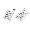 Tibetan Style Alloy Charms TIBE-N010-58-3