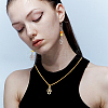 20Pcs 2 Colors Brass Micro Pave Cubic Zirconia Charms KK-PH0002-51-WH-3