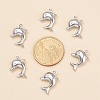 Tarnish Resistant Dolphin 304 Stainless Steel Pendants X-STAS-I045-29-4
