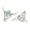 Bohemian Synthetic Turquoise Cattle Pendants FIND-Z112-01AS-04-2