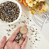 4500Pcs 15 Styles Brass Crimp Beads KK-PA0001-08-3