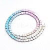 Electroplated Non-magnetic Synthetic Hematite Beads Strands G-L562-01-3