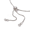 Elephant Glass Seed Beads Link Bracelets BJEW-MZ00067-01-4