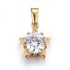 Cubic Zirconia Charms STAS-P216-11G-1
