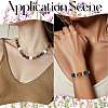200Pcs 4 Colors Dyed Natural Maple Wood Beads WOOD-PA0001-02-4
