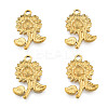 Ion Plating(IP) 201 Stainless Steel Pendants STAS-N098-208LG-2