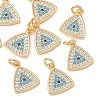 SHEGRACE Brass Colorful Cubic Zirconia Pendants XGRQ3K279-520G-1