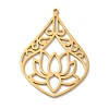 304 Stainless Steel Pendants STAS-U010-17G-1