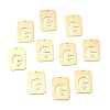 Ion Plating(IP) 304 Stainless Steel Pendants STAS-K216-49G-G-2