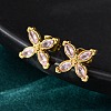 304 Stainless Steel Stud Earrings X-EJEW-C135-01G-04-3