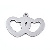 Non-Tarnish Valentine's Day 201 Stainless Steel Charms LS-STAS-S081-078-2