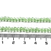 Electroplate Transparent Glass Beads Strands EGLA-A035-T3mm-A09-4