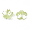 Spray Paint ABS Plastic Imitation Pearl Beads X-MACR-N013-002-5