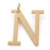Golden Brass Pendants KK-P194-01G-N-1