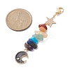 Moon Alloy Enamel Pendant Decorations HJEW-JM01276-03-2