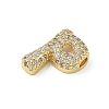 Brass Micro Pave Cubic Zirconia Pendants KK-A300-02G-P-2