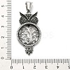 316 Surgical Stainless Steel Pendants STAS-A123-07AS-3