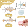 Iron & Alloy Alligator Hair Clips PHAR-HS0001-01-2