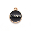 Alloy Enamel Pendants ENAM-S124-01A-08H-3