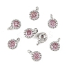 SHEGRACE Brass Pave Cubic Zirconia Charms XGRQ5K045-832P-B-2
