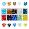 Valentine Gifts for Her Ideas Handmade Silver Foil Glass Beads FOIL-OC0001-01-1