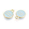Alloy and Enamel Charms ENAM-T021-28C-2