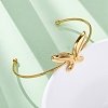304 Stainless Steel Cuff Bangles for Women BJEW-F491-01G-01-5