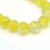 Baking Paint Crackle Glass Bead Strands CCG-S001-10mm-04-3