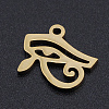 Ion Plating(IP) 304 Stainless Steel Laser Cut Charms A-STAS-S105-T919-2-2