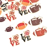 16Pcs 6 Styles Alloy Enamel Pendants ENAM-FS0002-44-3