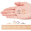 PVD Vacuum Plating 304 Stainless Steel Toggle Clasps STAS-UN0010-36-3