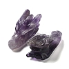 Natural Amethyst Healing Dragon Head Figurines DJEW-L010-05I-2