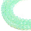 Baking Paint Transparent Glass Beads Strands DGLA-F029-J2mm-05-4